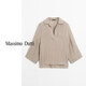 Massimo Dutti discount upgrade 2026 women's elegant and versatile drapey loose and light linen shirt 05114715 light brown XS (165/84A) size is too large