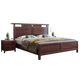 Nanzhu NUEVA Cama de madera maciza china 1.8m Doble Cama Master Bed Larca Bed de Bed de Madera de Madera Solidal Full Withides 9901C#