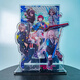 Energetic Enfant Crying Girls Girls Band PeripheR Girls Band Cry Acrylique Rotation Stand Table Ornement Gift [Crying Girls] Rotation Stand