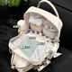 Alamom Mommy Bag Mutter und Baby extra großes Kapazität Licht Neues Modell im Freien Multifunktional Rucksack Mama und Papa Tasche [Klassiker und vielseitig] 30L Pampa Grey