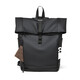 Neue Modetrendy große Kapazität wasserdichtes Rucksack Rucksack Einfacher Freizeitcomputerbeutel Student Reisetasche Rucksack Schwarz Schwarz