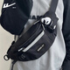 Pull back messenger bag men's trendy brand Hong Kong style chest bag workwear large capacity student casual shoulder bag cycling sports waist bag chest bag