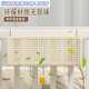 花乐集婴儿床挂床边挂篮收纳框尿布台收纳盒宝宝尿不湿挂钩式悬空置物架 【基础款】白色大号送4根扎带 1x1号 1套