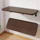 Yonghuan mur de rangement de rangement mur pending table pliante table cuisine stockage une pièce table de salle à manger décoration mur pending planche pliante couleurs de noix 12040cm