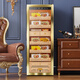 Bai Kailun cigar cabinet intelligent precision constant temperature and humidity cigar cultivation household commercial cigar humidifier cedar wood liner WIFI ammonia removal compressor air-cooled frost-free silent independent embedded 1.8 meters | 2 bare culture + 5 baskets | cedar wood liner thin section
