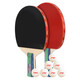 红双喜入门者对拍（京仓速发+7球）乒乓球拍Ⅰ型横直双拍