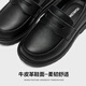 Yierkang Kinderlederschuhe Muss für die Schule für Jungen Lederschuhe Schwarze Cover für Schüler Lederschuhe Cowide Jungen Performance Schuhe Schwarz 36