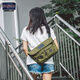 JANSPORT retro postman bag boys campus one-shoulder ipad bag trendy crossbody bag trendy bag 4QV5 4QV57G3 dark army green postman bag