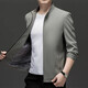DVHNMK Brand Herrenjacke Herren Frühlings- und Herbst-New Style Business Casual High-End-Ständer Collar Executive Jacket Jacket Navy [Spot Quick Delivery] M 170 [Empfohlen 100-125 Jin [Jin ist gleich 0,5 kg]]