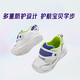 Ginoble toddler shoes baby baby shoes autumn boys and girls shoes 8-18 months functional shoes spring and autumn GB2122 white/dust purple 19.5 120mm suitable for foot length 116-124mm