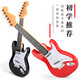 Les enfants de grande taille peuvent jouer des garçons et des filles simulées ukulélé de guitare électronique jouet music instrument de musique débutant guitare électronique rouge passionnée