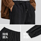 Semir casual pants men's textured corduroy trousers winter spliced drawstring leggings tapered 101724127111