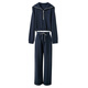 Sancai 2025 Autumn New Casual Three-piece Navy Collar Jacket T-shirt Straight Pants Suit Pants S Navy M 160/84A