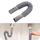 Masfor basin drain pipe vegetable basin kitchen universal retractable plastic deodorant basin mop pool washbasin drainage hose gray blow molding