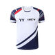 Yonex Summer Badminton Uniform 2025 Новое соревнование Мужчины и женщины с коротким дышащим потом с быстрым уходом.