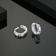 Chao Acer rhombus platinum earrings for women, platinum earrings, light luxury, high-end, birthday gift for girlfriend, priced at 300 yuan, 2.5g, one pair