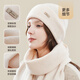 JIUMU pure wool warm woolen hat autumn and winter knitted hat cold hat winter hat confinement hat winter outdoor cold-proof hat for women