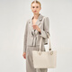 Guski Französische Luxusmarke One-Shoulder 2025 Neue Top-Layer Cowide Ladies Tote Bag Valentinstags Geburtstagsgeschenk für Frauen im Off-Weiß [Cream] Senden Sie Ihre Freundin zu Ihrer Frau zu Ihrer Mutter