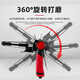 Shilijia Taiwan pneumatischer Gürtelschleifer Handheld Mühle Schleifscheibe Rad Draht Draht Machine Gürtel Ring -Maschine Streifenschleppwerkzeug [Original Taiwan] Shilijia 6623 Gürtelschleife 20*5