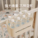 Hanoufei Crib Aufbewahrungskorb neben dem Bettbaby Windel Tisch-Seitenwindeln aufbewahrte Handtuch Aufbewahrungstasche Hängende Beutel mit weißem Hängskorb [Aufbewahrung]