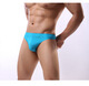 Mozilan men's thong men's one-piece markless sexy and interesting low waist personality black single thigh briefs men's T-trousers light green M