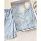 Pajamas de soie de glace zipjbx pour femmes pour les shorts à manches courtes à manches courtes à manches courtes pour l'usure en plein air. Haute qualité - Ensemble de LW9214 [Shorts à manches courtes] XL [Recommandé 120-135 Jin [Jin est égal à 0,5 kg]]]