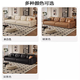 Mumian 2025 new sofa living room small cat claw leather sofa modern simple direct sofa SF-639 2.1 meters