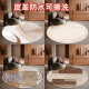 Mat de cuero redondo Mat de piso Scrubbable y lavable PVC impermeable y a prueba de aceite Estudio de silla de computadora de estudio Wasabi American PU Round 1047 No. 60 cm de diámetro Ronda