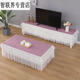 Yusenyi Summer fresco y delgado nuevo encaje nuevo horno cubierta de la estufa de la estufa cubierta de mesa de mesa mahjong tela tulip brown Color 13575-60 cm de altura