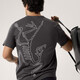 始祖鸟（ARC'TERYX）加拿大代购*始祖鸟Cormac Arc'bird  logo男背后大鸟标 短袖X9721 音速紫X9721 L