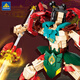 Shantoulin Village Kaizhi Fengshen -Serie Yang Jiang Jiang Ziya Nezha Lei Zhenzi Assembly Model Boy Assembly Bausteine ​​Plug Toys Kaizhi 6627 Lars Blade