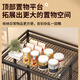 Miaoxu Cat Villa avec toilettes Intégrée Home Utilisé Extra Large Cat transparent Cage Cage intérieure Space libre Cat Large Black Pliage gratuit 78 * 52 * 13799 Maison avec toilettes Intégrée de litière de chat jaune + bassin de litière pour chats