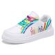 Brand broken-size men's shoes 2025 new women's leather low top fashion lightweight casual board shoes couple sports shoes large size JJ826 white and green 41