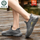 Specht Summer Mesh Schuhe Hohlige Herrenschuhe atmungsableer dünne leichte Maschenschuhe Herren lässige Schuhe Weiche Sohle Sneakers A681 Khaki 38