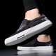 
Heyu pedals lazy shoes men's summer Korean version canvas shoes printed fashionable men's casual bean dou loafer shoes men's trend H11967 style 38