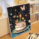 生日礼物数字油画diy填充油彩画手绘丙烯填色手工感装饰挂画 XH11150 30*40cm全套内框材料包