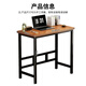 Yaoying computer desk small table home desk office desk simple study table narrow side table sweeping robot storage rack walnut color double beam reinforcement 40*60cm