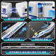 Kakabeer Hochgeschwindigkeits-Eisenbahnspielzeugzug Fernbedienungssteuerungslegierung Fuxing Hochgeschwindigkeits-Eisenbahnmodell Spielzeugsimulation Harmony Children's Electric Boy Upgrade Doppelrunde Gleis