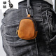 Canguro japonés bolso verde monedas de vaca cupón billetera pequeña billetera de la cremallera bolso bluetooth bolso llaver