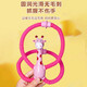 Glowing ever-changing robot cartoon giraffe stretch toy telescopic light-emitting interactive children's parent-child puzzle ever-changing telescopic giraffe 1 pack random color