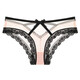 
Victoria's Secret VICTORIA/apos;S ELEGANT panties French sexy seductive romantic lace thin breathable comfortable women 9216NK-Black S (suitable for weight 80-90Jin [Jin equals 0.5 kg])