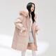 Xuezhongfei [removed from the shelves] [Cheng Yi recommends] Fox big fur collar new autumn and winter versatile warm big fur collar multi-color down light velvet powder 1591 M 165/88A