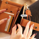 Miyo Anti-Diebstahl-Pass-Bag 2025 Neue Studie im Ausland Travel Air Ticket Clip Zertifikat Brieftasche Multifunktionskartenbeutel Black_-Send Lanyard (Klassiker) [Anti-Diebstahl-Bürsten und Anti-Diebstahl