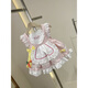 Bang Eve Pink Carrot Style Lolita Princess Dress Baby Bow Princess Style Puff Skirt Western Style Girls Dress Main Picture Style 90 Recommended Height 70-80cm