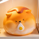 Piggy Bank Ornamente kreativer süßer Welpe 2025 Neues Modell tritt nur ein und lässt nicht erwachsene Kinder Jungen und Mädchen Einsparungen Brot Welpe - große Größe [Eier Toast]