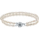 Saturday Fortune Pearl Bracelet Bracelet Women's Rose Silver Buckle Bracelet Birthday Gift X078868 About 17cm
