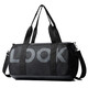 
Lightweight gym bag men swimming waterproof travel bag women short distance large capacity business trip hand luggage bag sports crossbody black