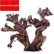 
Sweet fish tank landscaping decoration sunken wood natural dead wood tree root ornament turtle avoiding purple teak stump grass tank South American tank Deep khaki color 1047