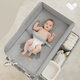 ABCMOKOO new product new Oti diaper table baby care table no installation folding multi-function baby bathing diaper table Morandi gray [Oti-AIR model] no installation