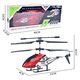 Nouveau avion à distance de télécommande en alliage de 3,5 pass USB Charge à distance hélicoptère Télécommande pour enfants Toys Gift Wholesale Blue Chinese Packaging